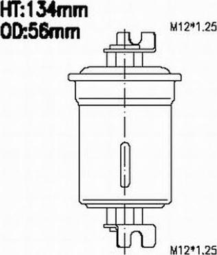 JS Asakashi FS6043 - Filtre à carburant cwaw.fr