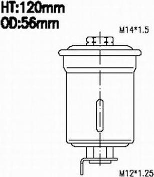 JS Asakashi FS6066 - Filtre à carburant cwaw.fr