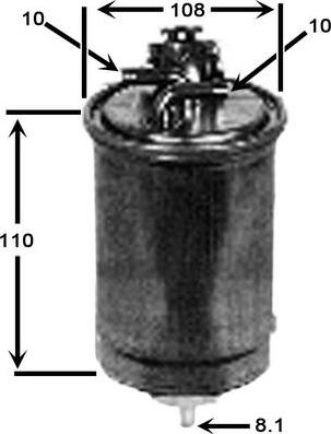 JS Asakashi FS0012 - Filtre à carburant cwaw.fr