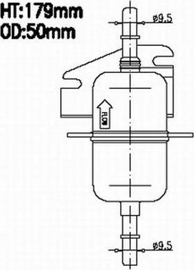 JS Asakashi FS140J - Filtre à carburant cwaw.fr