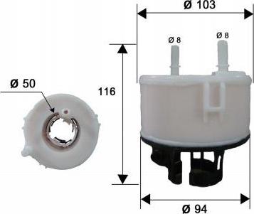 JS Asakashi FS13002 - Filtre à carburant cwaw.fr