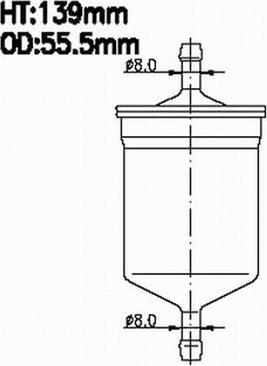 JS Asakashi FS2022 - Filtre à carburant cwaw.fr