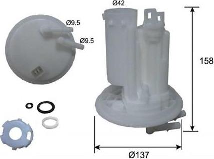 JS Asakashi FS27002 - Filtre à carburant cwaw.fr