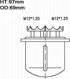 JS Asakashi FS7001U - Filtre à carburant cwaw.fr