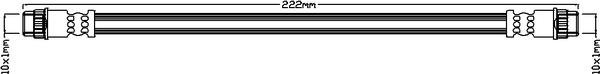 Juratek JBH1008 - Flexible de frein cwaw.fr