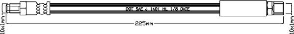 Juratek JBH1019 - Flexible de frein cwaw.fr