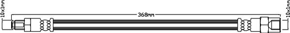 Juratek JBH1023 - Flexible de frein cwaw.fr