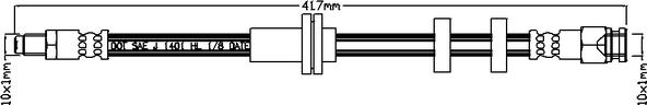 Juratek JBH1321 - Flexible de frein cwaw.fr