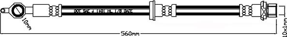 Juratek JBH1230L - Flexible de frein cwaw.fr