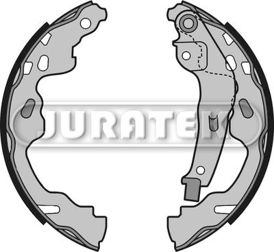 Juratek JBS1019 - Jeu de mâchoires de frein cwaw.fr