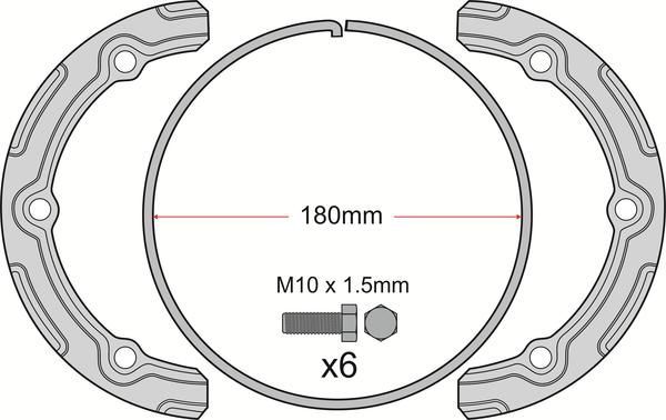 Juratek JCK400 - Kit d'accessoires, plaquette de frein à disque cwaw.fr