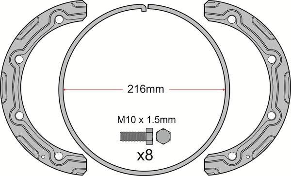 Juratek JCK401 - Kit d'accessoires, plaquette de frein à disque cwaw.fr