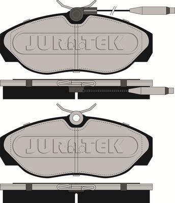 Juratek JCP967 - Kit de plaquettes de frein, frein à disque cwaw.fr