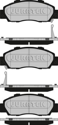 Juratek JCP905 - Kit de plaquettes de frein, frein à disque cwaw.fr