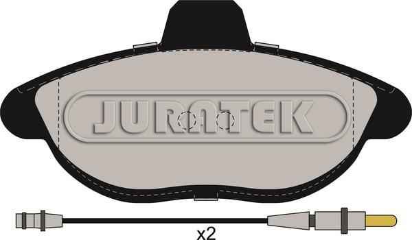 Juratek JCP935 - Kit de plaquettes de frein, frein à disque cwaw.fr