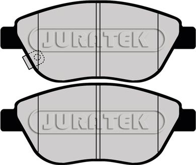 Juratek JCP4458 - Kit de plaquettes de frein, frein à disque cwaw.fr