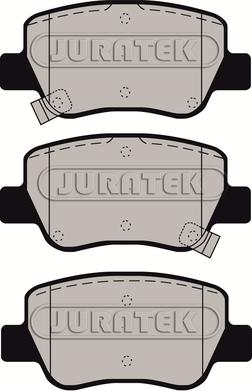 Juratek JCP4411 - Kit de plaquettes de frein, frein à disque cwaw.fr