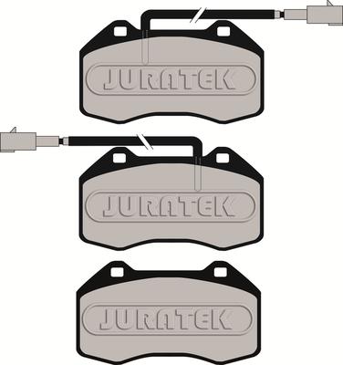 Juratek JCP4040 - Kit de plaquettes de frein, frein à disque cwaw.fr