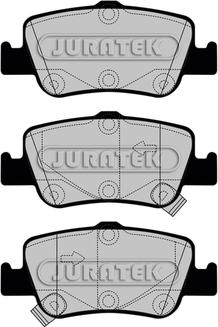 Juratek JCP4048 - Kit de plaquettes de frein, frein à disque cwaw.fr