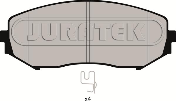 Juratek JCP4060 - Kit de plaquettes de frein, frein à disque cwaw.fr