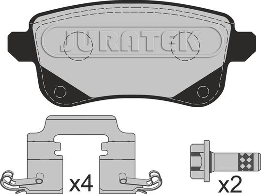 Juratek JCP4026 - Kit de plaquettes de frein, frein à disque cwaw.fr