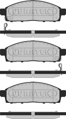 Juratek JCP4023 - Kit de plaquettes de frein, frein à disque cwaw.fr