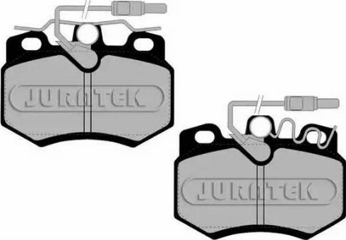 Juratek JCP434 - Kit de plaquettes de frein, frein à disque cwaw.fr