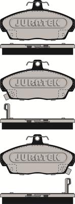 Juratek JCP613 - Kit de plaquettes de frein, frein à disque cwaw.fr