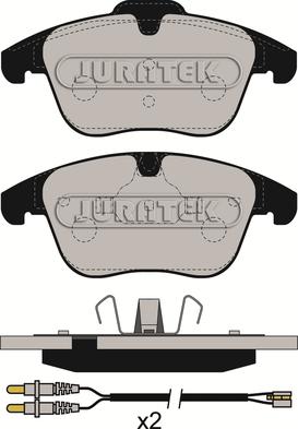 Juratek JCP093 - Kit de plaquettes de frein, frein à disque cwaw.fr