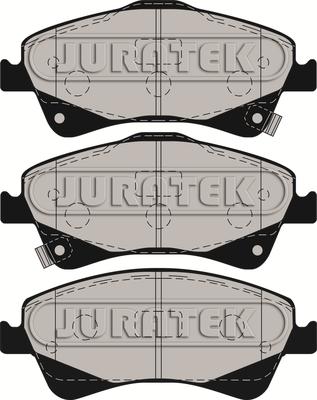 Juratek JCP043 - Kit de plaquettes de frein, frein à disque cwaw.fr