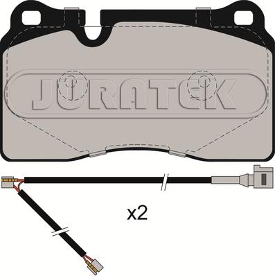 Juratek JCP062 - Kit de plaquettes de frein, frein à disque cwaw.fr