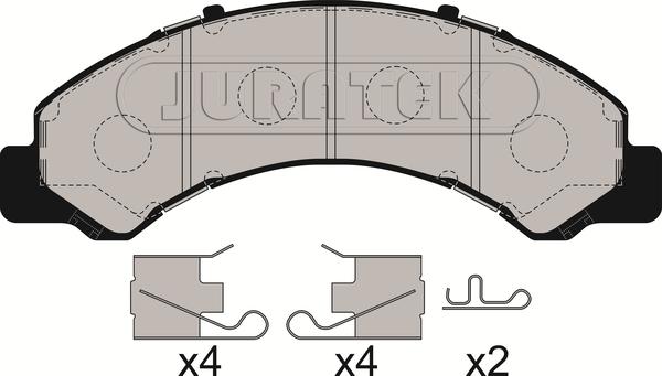 Juratek JCP009 - Kit de plaquettes de frein, frein à disque cwaw.fr