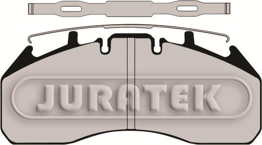 Juratek JCP006 - Kit de plaquettes de frein, frein à disque cwaw.fr