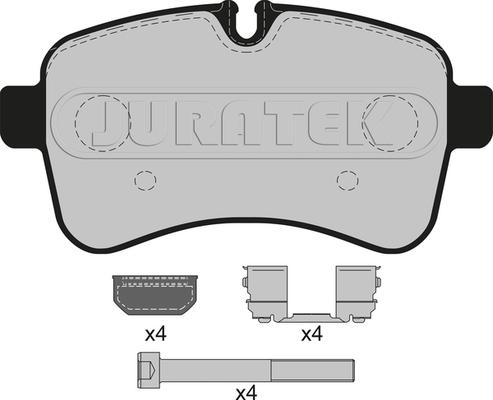 Juratek JCP011 - Kit de plaquettes de frein, frein à disque cwaw.fr