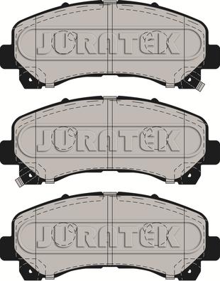 Juratek JCP012 - Kit de plaquettes de frein, frein à disque cwaw.fr