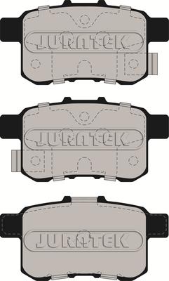 Juratek JCP079 - Kit de plaquettes de frein, frein à disque cwaw.fr