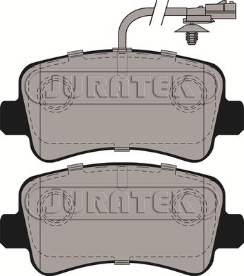 Juratek JCP074 - Kit de plaquettes de frein, frein à disque cwaw.fr