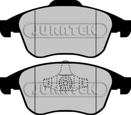 Juratek JCP076 - Kit de plaquettes de frein, frein à disque cwaw.fr