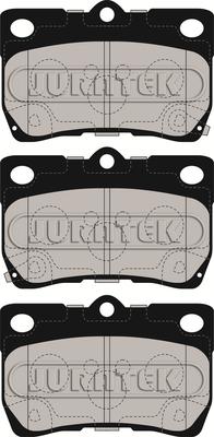 Juratek JCP190 - Kit de plaquettes de frein, frein à disque cwaw.fr