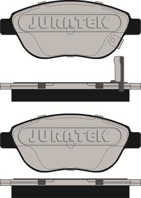 Juratek JCP193 - Kit de plaquettes de frein, frein à disque cwaw.fr