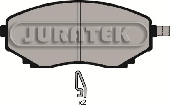 Juratek JCP1445 - Kit de plaquettes de frein, frein à disque cwaw.fr