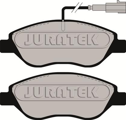 Juratek JCP1468 - Kit de plaquettes de frein, frein à disque cwaw.fr