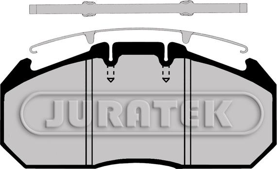 Juratek JCP1404 - Kit de plaquettes de frein, frein à disque cwaw.fr