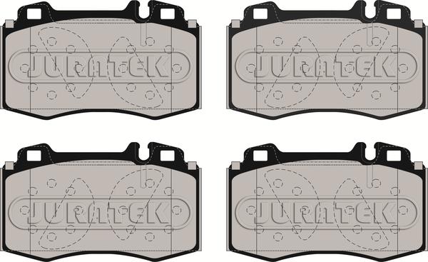 Juratek JCP1426 - Kit de plaquettes de frein, frein à disque cwaw.fr