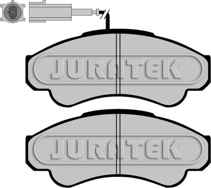 Juratek JCP1479 - Kit de plaquettes de frein, frein à disque cwaw.fr