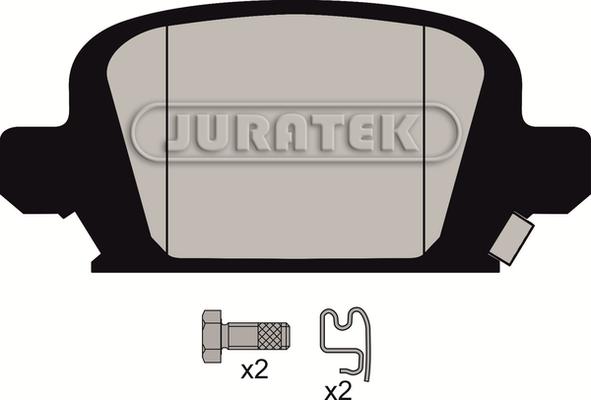 Juratek JCP1472 - Kit de plaquettes de frein, frein à disque cwaw.fr