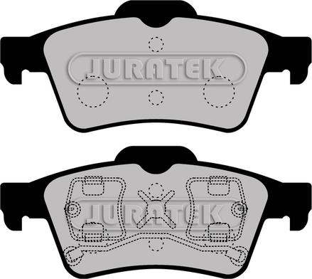 Juratek JCP1540 - Kit de plaquettes de frein, frein à disque cwaw.fr