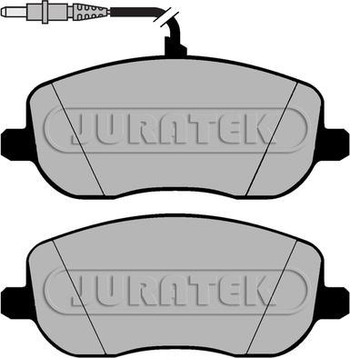 Juratek JCP1556 - Kit de plaquettes de frein, frein à disque cwaw.fr