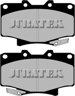 Juratek JCP1502 - Kit de plaquettes de frein, frein à disque cwaw.fr