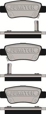 Juratek JCP169 - Kit de plaquettes de frein, frein à disque cwaw.fr